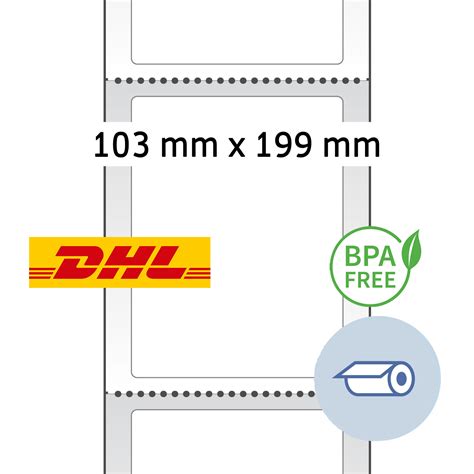 herma DHL etiketten